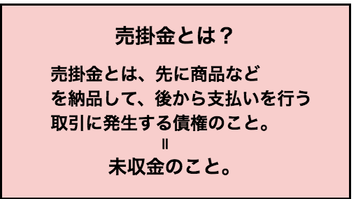 売掛金とは