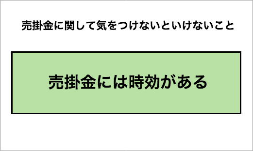 売掛金には時効がある